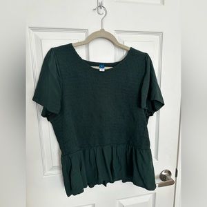 Old Navy Short Sleeve Smocked XL Blouse